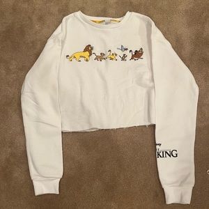 Disney cropped sweatshirt